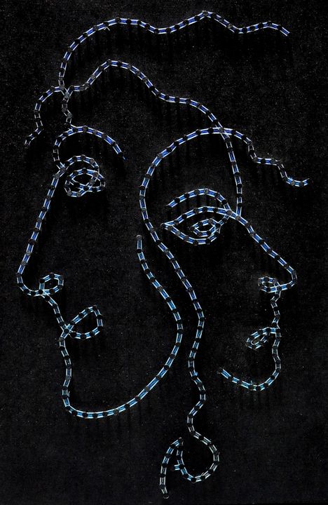 Thread Face Drawing Thread Designer - Drawings & Illustration, Crafts & Other Art