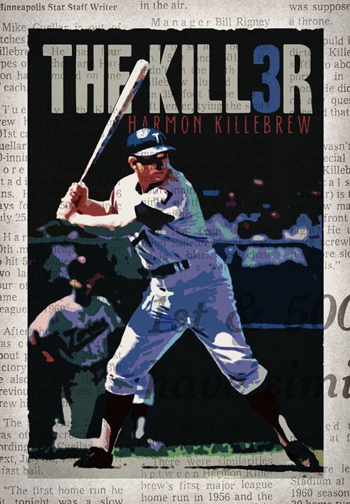 The Killer - Vintage Baseball Poster - Drawings & Illustration, Sports &  Hobbies, Baseball - ArtPal