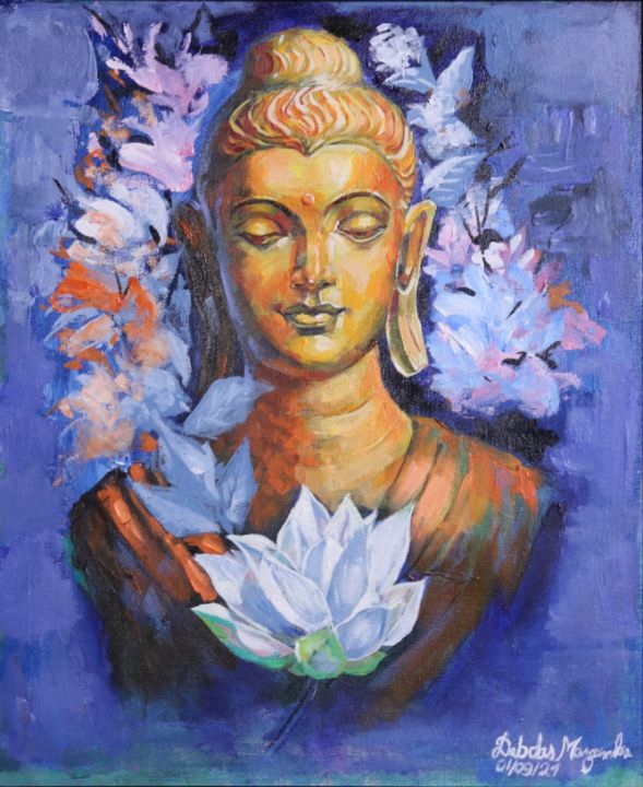Watercolor Buddhadev Drawing
