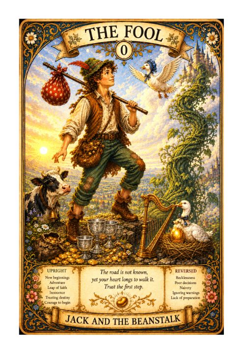 The Fool: Jack and the Beanstalk - A Magical Muse Shop - AI Art ...
