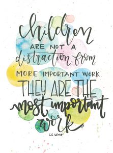 Children - CS Lewis Quote - Gates & Doorposts - Paintings & Prints ...