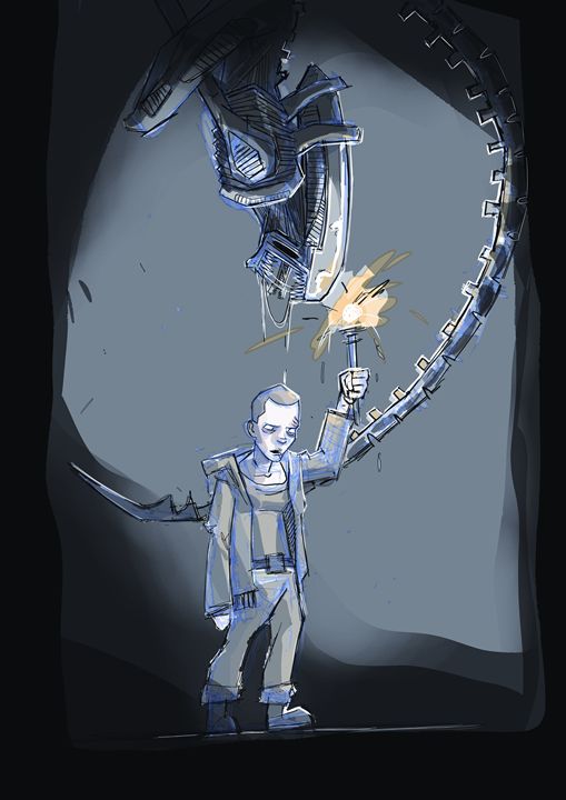 Alien 3 Nerdroaring Drawings Illustration Entertainment