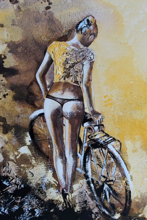 Just me with my bike - Le Aly di Lia di Donatella Marraoni