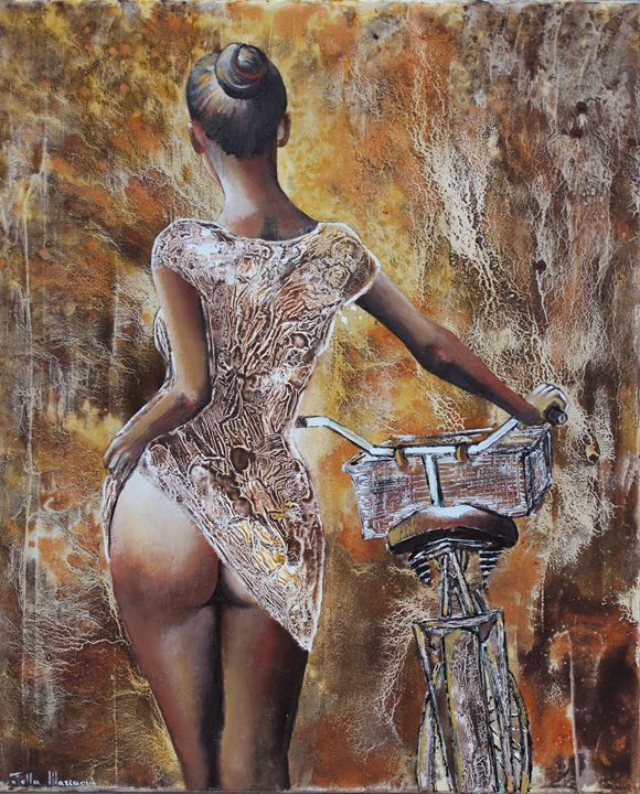 same woman...same bike - Le Aly di Lia di Donatella Marraoni