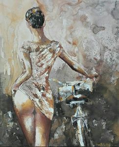 Another woman ...another bike - Le Aly di Lia di Donatella Marraoni