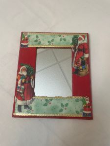 Christmas Découpage Mirror