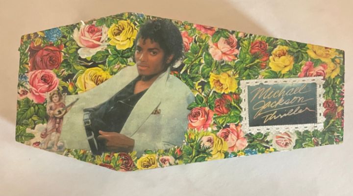 Michael Jackson Decoupage Coffin Box - Ruth F. Young