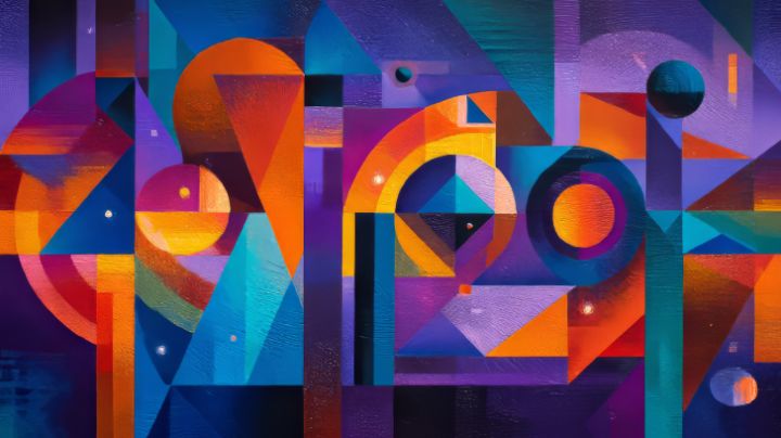 Chromatic Geometry - Drake Stafford - Paintings & Prints, Abstract ...