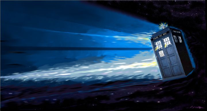 Blue box woosh - David Deaton - art / paintings - Digital Art ...