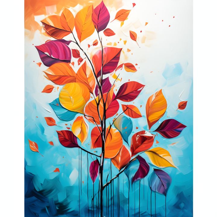 Fall Abstracts Collection - Csaba_Fikker - Paintings & Prints, Abstract ...
