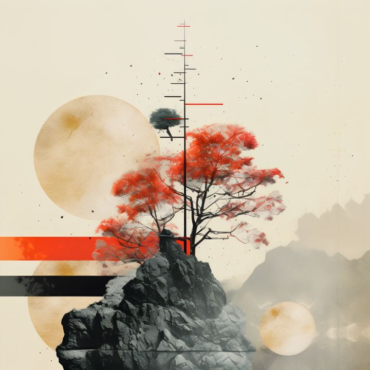 Fall Abstracts Collection - Csaba_Fikker - Paintings & Prints, Abstract ...
