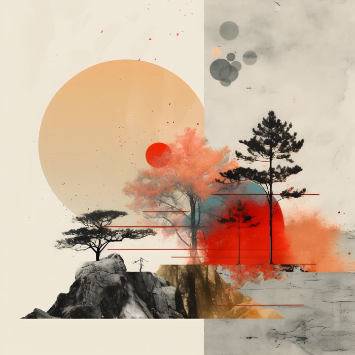 Fall Abstracts Collection - Csaba_Fikker - Paintings & Prints, Abstract ...