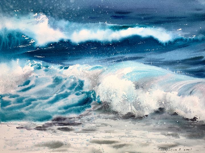 Waves In The Sea #2 - Eugenia Gorbacheva