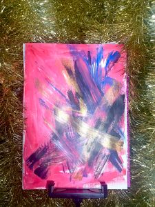 " Wild Thing" Abstract Painting - Infinite By Nike'sa