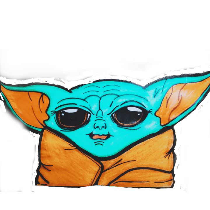 Baby Yoda Grogu Sketch Sketchy Girl 94 Drawings Illustration People Figures Animation Anime Comics Animation Artpal