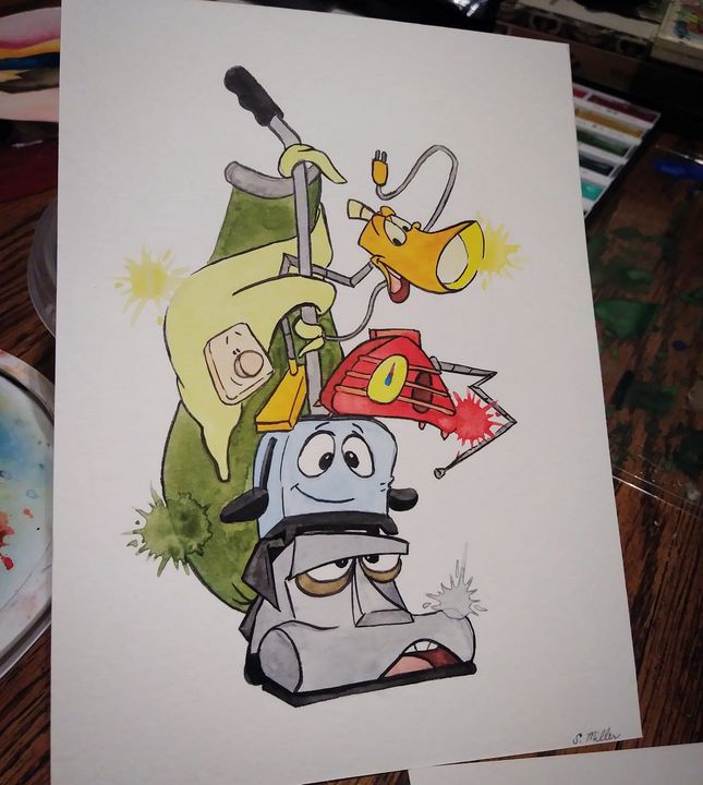 Brave Little Toaster fan art - Art By Sam - Paintings & Prints