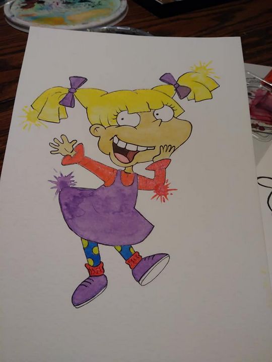 Angelica - Art By Sam - Paintings & Prints, Entertainment, Television ...