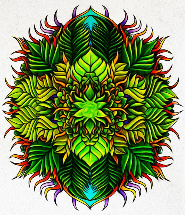 Leafy Mandala - Joshua Riley