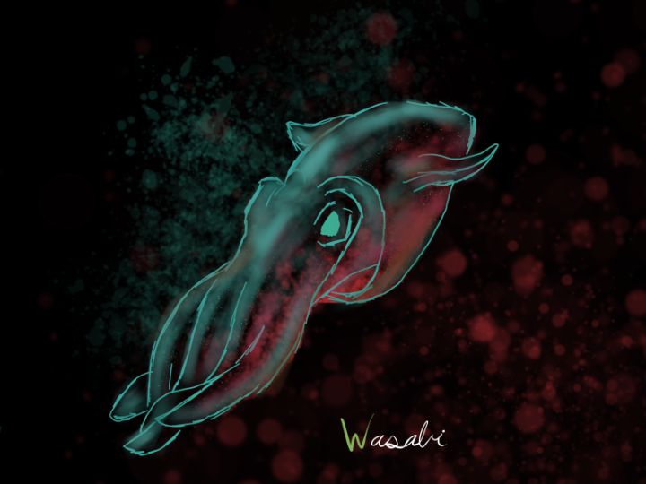 Neon Cuttlefish - Wasabi-B / わさびーｂ