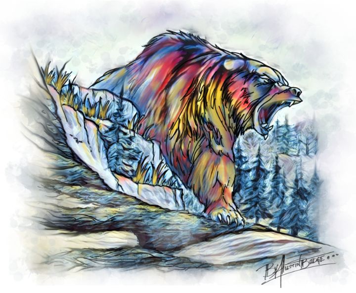 Old Ephraim . . . Spirit Bear Montpelier Community Foundation Digital Art & AI, Places