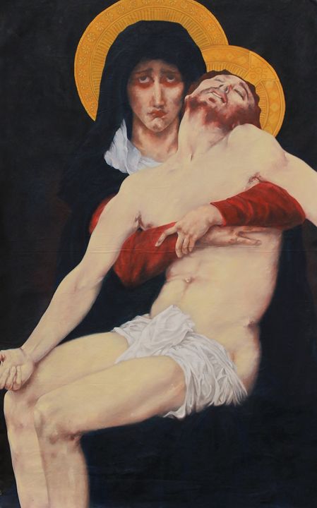 Pieta - Bouguereau reproduction - María Fernanda Arango
