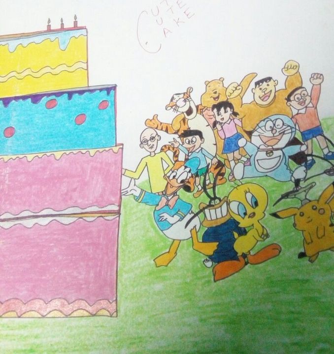 Disney cartoon - Aakriti - Drawings & Illustration, Childrens Art, TV Shows  & Movies - ArtPal