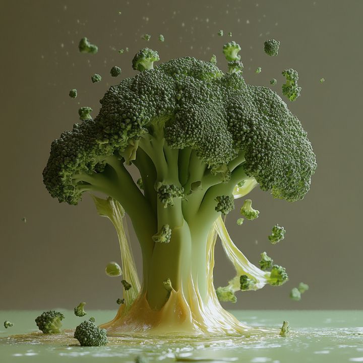 Broccoli - Big Sketch - Digital Art & AI, Food & Beverage, Vegetables ...