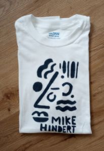 One of a kind hand print t-shirt