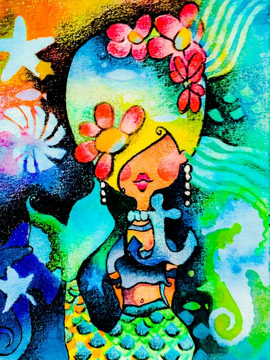 Merfun Xanadu Paintings & Prints, Fantasy & Mythology, Magical