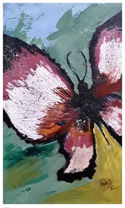 Butter fly Abstract - Aqshra's Art - Paintings & Prints, Abstract ...
