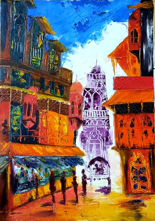 Old city - Life On Canvas