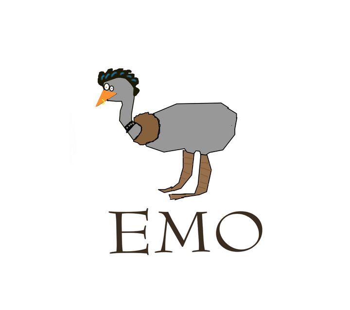 Emo Emu - Cyrus's art