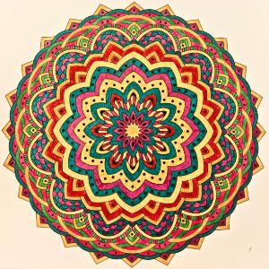 Mandala art - 10 Painting by Swastika Maiti