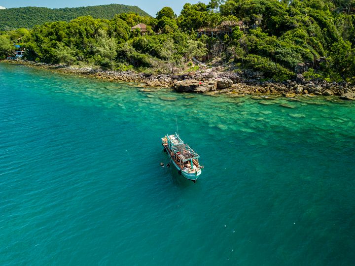 Boating around Koh Rong Sanloem - James Green