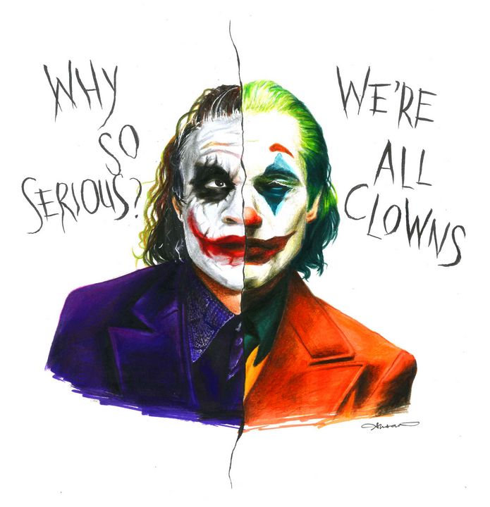 BATMAN NOTES — Heath Ledger Joker by 戈多 BatmanNotes.com