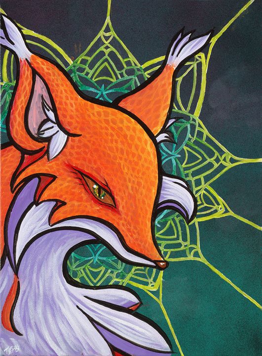 Funky Fox - Spectra Art - Paintings & Prints, Animals, Birds, & Fish ...