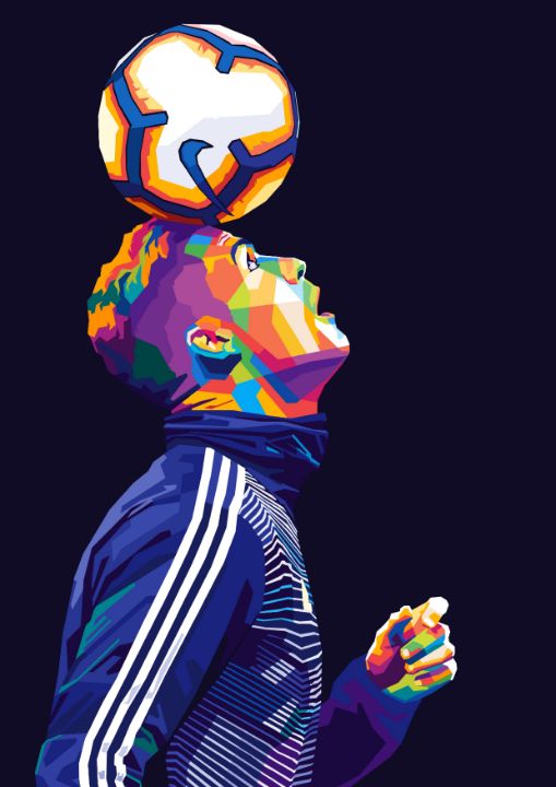 Cristiano Ronaldo Wpap Art - Siksisart - Digital Art & AI, People