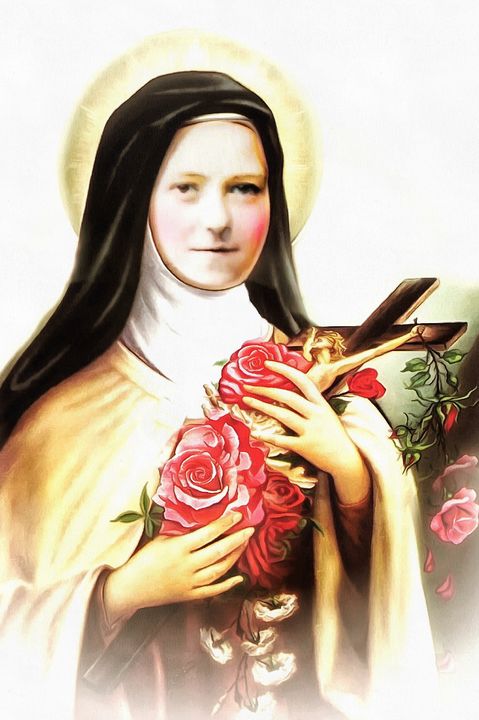 Sainte Thérèse de l'Enfant-Jésus - imaginart - Digital Art, Religion ...