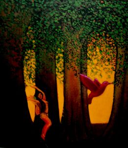 The Dancer and the Humming Bird - Steve Brumme Woker