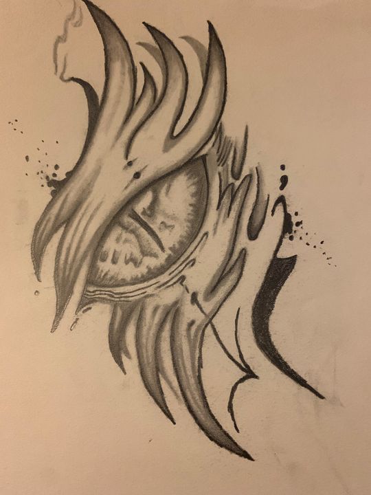Monster eye Joleen’s art Drawings & Illustration, Fantasy