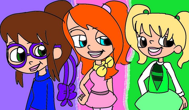 The Chipettes 💖💙💚 - Different Styles of Cartoons - Digital Art,  Childrens Art, TV Shows & Movies - ArtPal