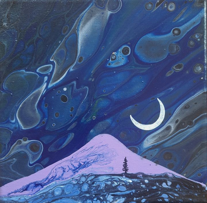 Night Sky NS8x8-19 - Catherine McElroy Art