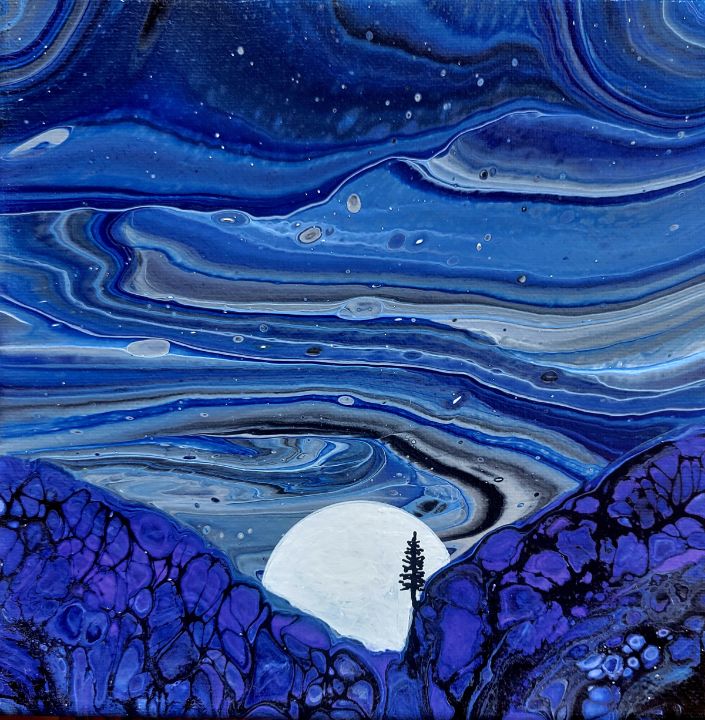 Moon Rising  MR8x8-14 - Catherine McElroy Art