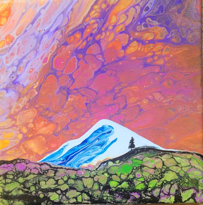 Big Mountain  BM8x8-198 - Catherine McElroy Art