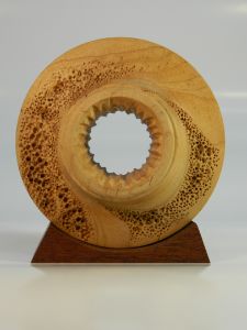 Collapsing Universe Wood Sclupture - Woodever Works Studio