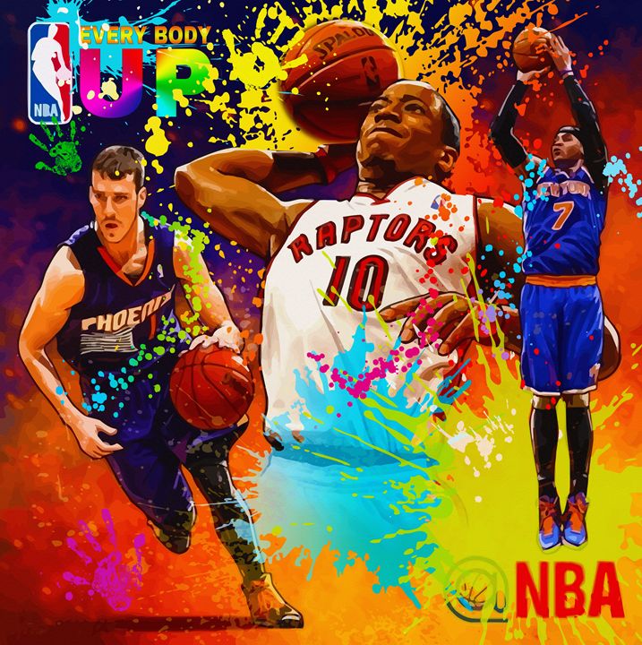 NBA Season Poster Design 8 - DonDigitalStudio - Digital Art