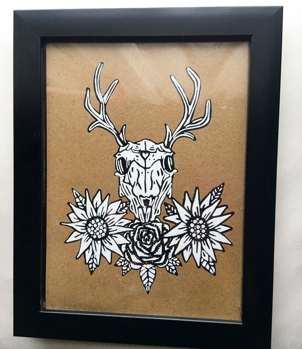 Floral Bones - Katie Wright Artwork