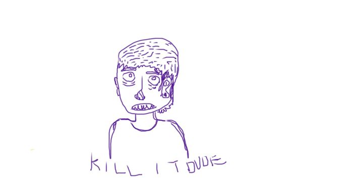 Kill it dude - angry baby boy