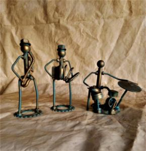 Metal wire crew musician band - Forg' Art