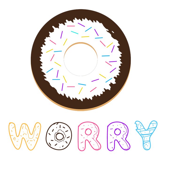 Donut Worry Shirt Design - Clyde C